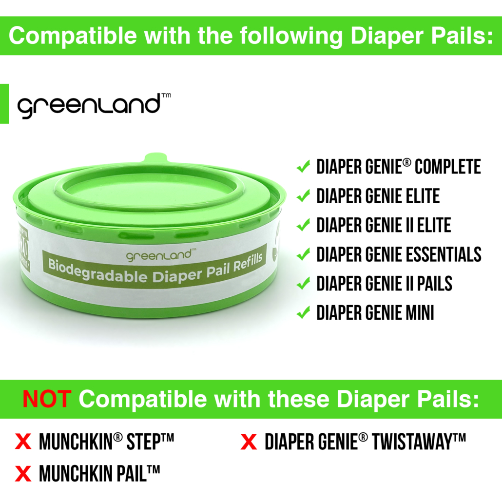 biodegradable diaper genie bags